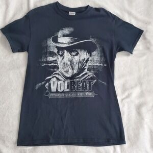 *SIGNED* Volbeat 2014 Outlaw Gentlemen & Shady Ladies T Shirt Small Looks NEW